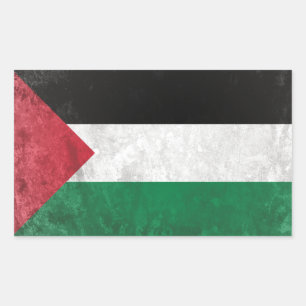 Pegatina Rectangular Palestina