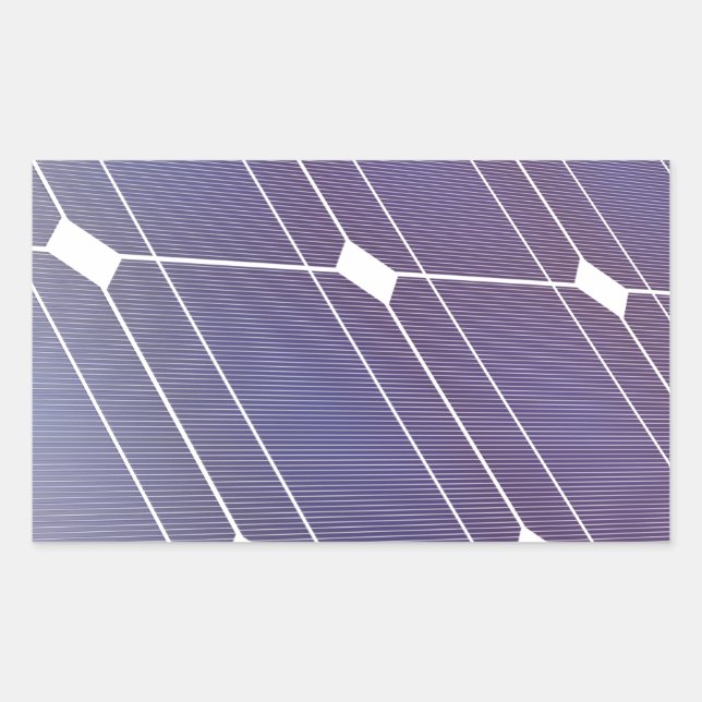 Pegatina Rectangular Panel solar (Anverso)