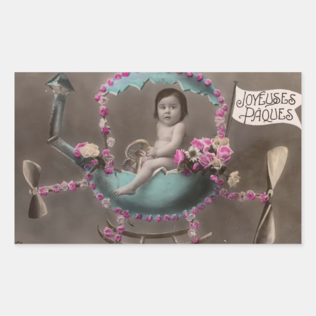 Pegatina Rectangular Paquetes Joyeuse (Anverso)