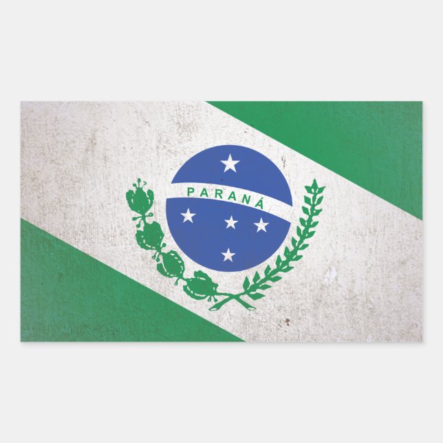 Pegatina Rectangular Paraná (Anverso)