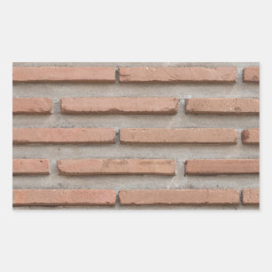 Pegatina Rectangular pared de ladrillo