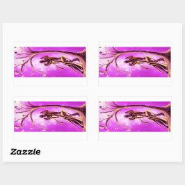 Pegatina Rectangular Pareja romántica baila tango