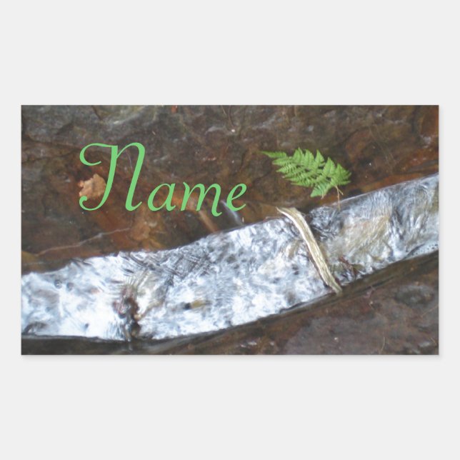 Pegatina Rectangular Parque estatal Turquía (Anverso)