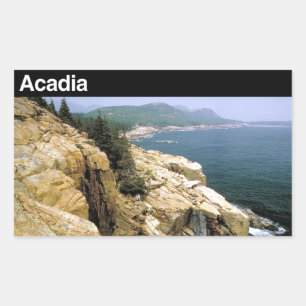Pegatina Rectangular Parque nacional Acadia
