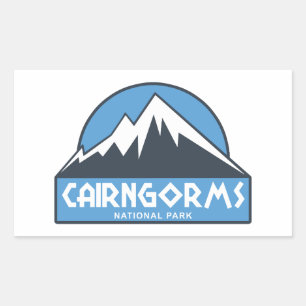 Pegatina Rectangular Parque nacional Cairngorms