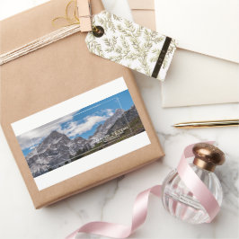 Pegatina Rectangular Parque nacional del Gran Tetón