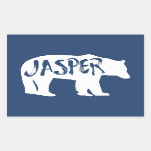 Pegatina Rectangular Parque nacional Jasper