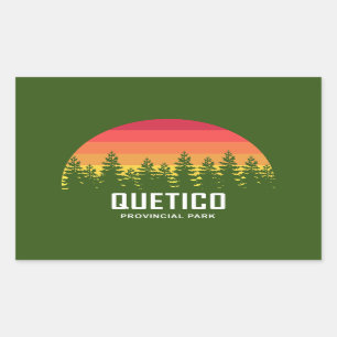 Pegatina Rectangular Parque Provincial Quetico