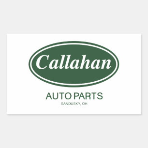 Pegatina Rectangular Partes automáticas de Callahan