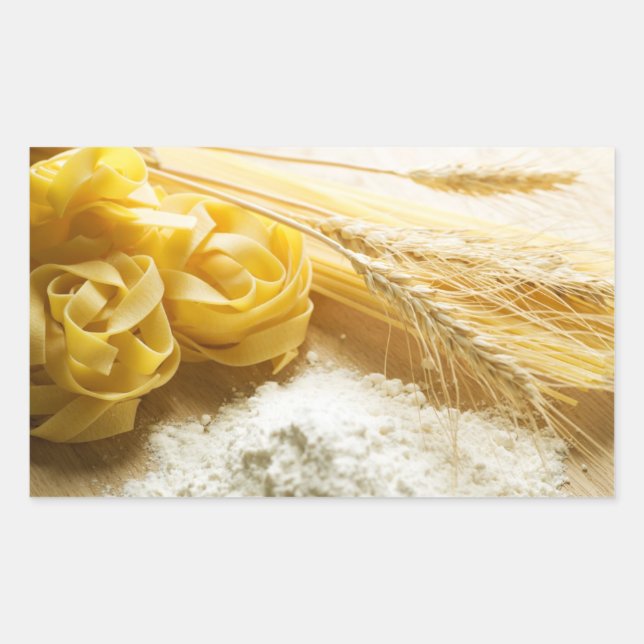 Pegatina Rectangular Pasta (Anverso)