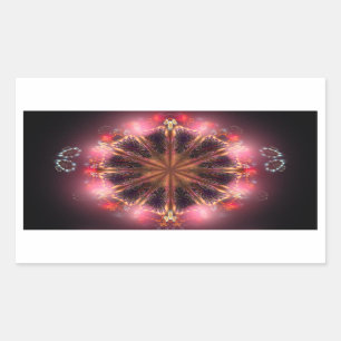 Pegatina Rectangular Pastel de queso