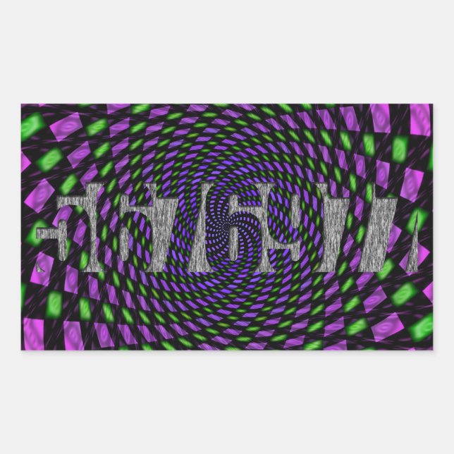 Pegatina Rectangular Patente 5676977 - Cura para el SIDA (1997) (Anverso)