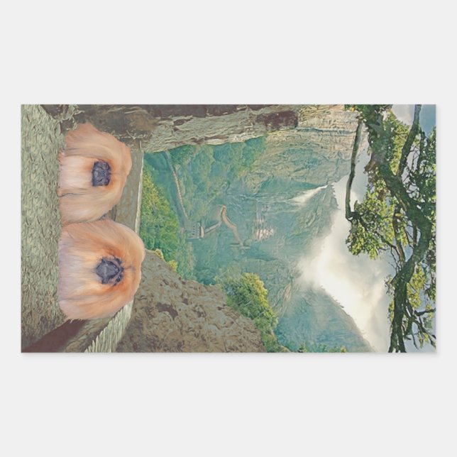 Pegatina Rectangular Patrimonio (Anverso)