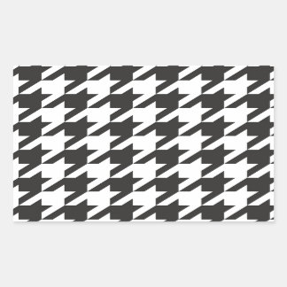Pegatina Rectangular Patrón gris, negro y blanco sin soldadura