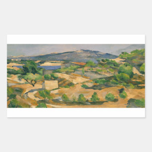 Pegatina Rectangular Paul Cezanne - Presa Francois Zola