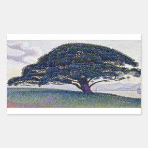 Pegatina Rectangular Paul Signac - El Pino Bonaventure