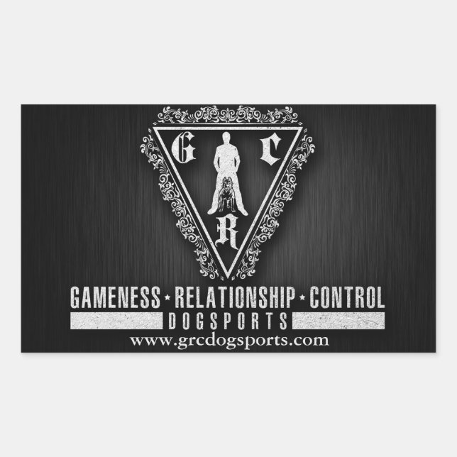 Pegatina Rectangular ¡Pegatina 4 del GRC! (Anverso)