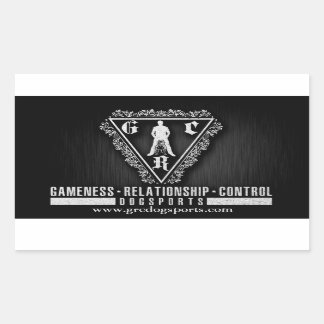 Pegatina Rectangular ¡Pegatina 4 del GRC!