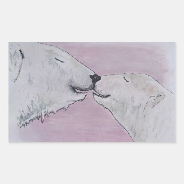 Pegatina Rectangular Pegatinas (Anverso)