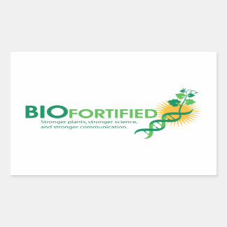 Pegatina Rectangular Pegatinas biofortificados