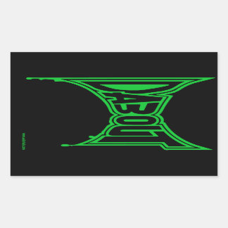 Pegatina Rectangular pegatinas "Dab Out", Glossy