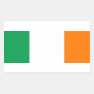 Pegatina Rectangular Pegatinas de bandera de Irlanda