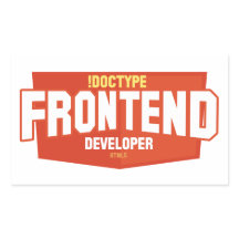 pegatinas de desarrolladores de front-end