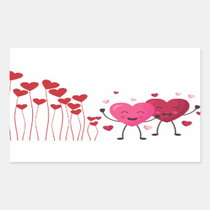 Pegatina Rectangular Pegatinas de envoltura de regalo