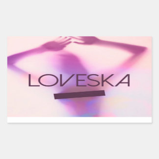 Pegatina Rectangular Pegatinas de Erotica