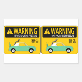 Pegatina Rectangular Pegatinas de Figaro