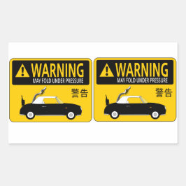 Pegatina Rectangular Pegatinas de Figaro