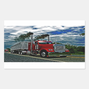 Pegatina Rectangular Pegatinas de Freightliner Rollin