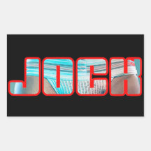 Pegatinas de JOCK Rectangle