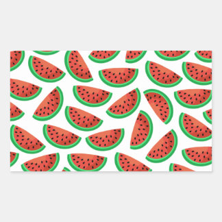 Pegatina Rectangular Pegatinas de la sandía
