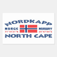 PEGATINAS de Noruega de NORDKAPP