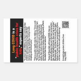 Pegatina Rectangular Pegatinas de papel de larga duración