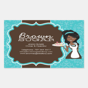 Pegatina Rectangular Pegatinas de paquetes de panadería