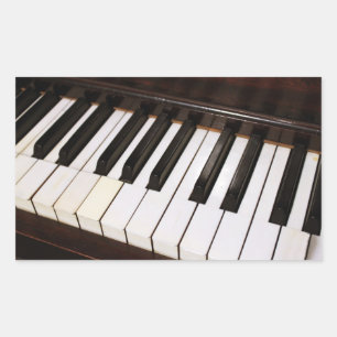 Pegatina Rectangular Pegatinas de piano