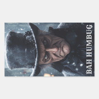 Pegatina Rectangular Pegatinas de Scrooge