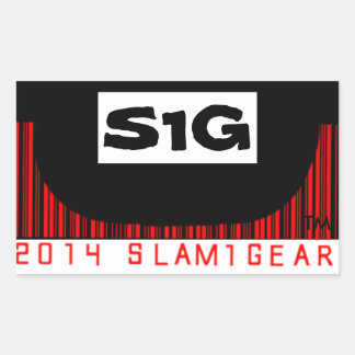 Pegatina Rectangular Pegatinas DE SLAM ONE GEAR S1G MEDIF PIPE