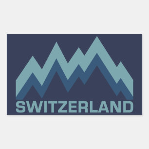 PEGATINA RECTANGULAR PEGATINAS DE SUIZA