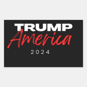 Pegatina Rectangular Pegatinas de Trump