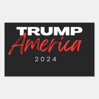 Pegatina Rectangular Pegatinas de Trump