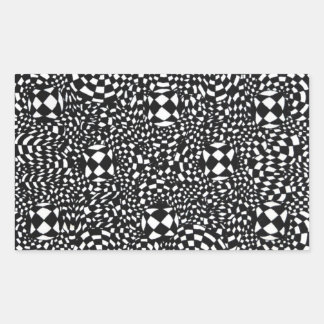 Pegatina Rectangular Pegatinas dibujados a mano