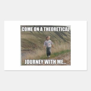 Pegatina Rectangular Pegatinas radicales de recaudación de fondos en Lo