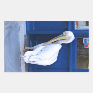 Pegatina Rectangular Pelican en Grecia