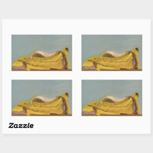 Pegatina Rectangular Pelo maduro