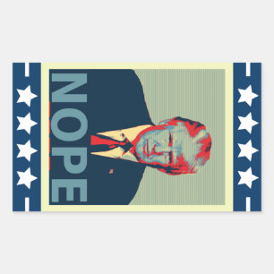Pegatina Rectangular Perdedor electoral de Donald Trump
