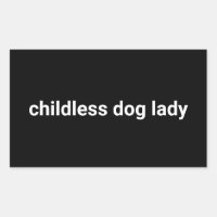 Perro sin hijos dama minimalista negro divertido