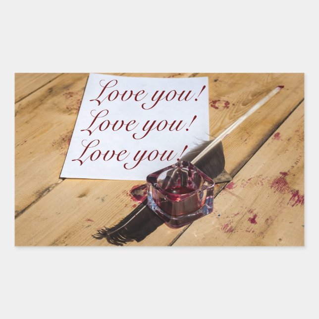 Pegatina Rectangular Personalizable de entrada, descompresión y papel (Anverso)